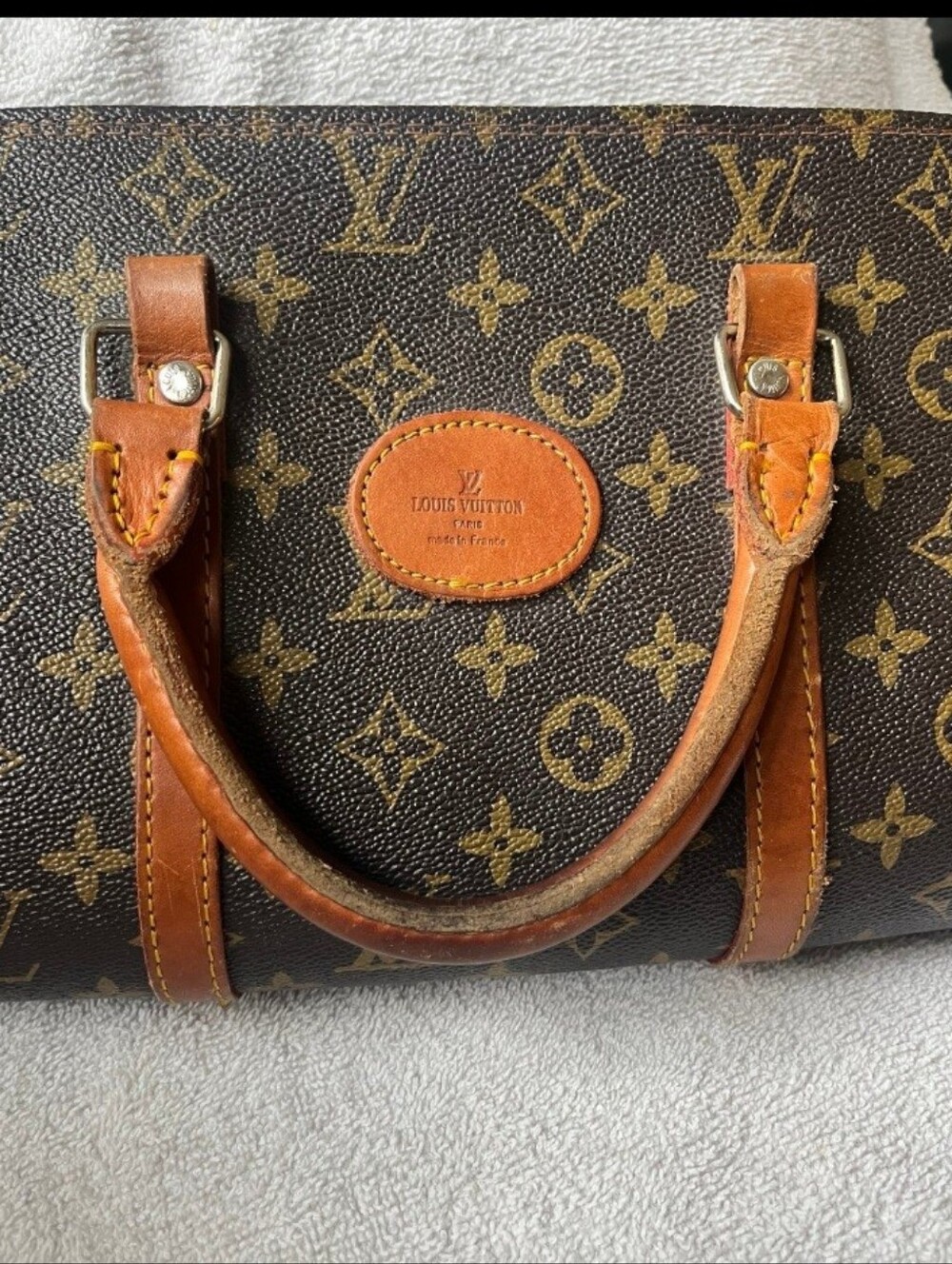 LV VINTAGE HAND BAG. 60's or 70's ? - Picture 11 of 13